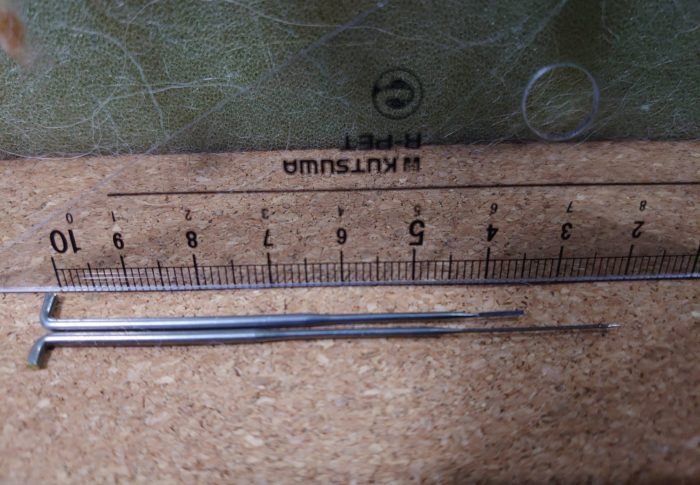 羊毛フェルトのニードルの扱い