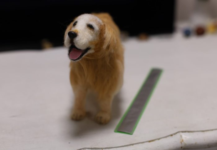 ゴールデンレトリバー（アウラちゃん）を作る