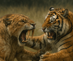 虎やライオンとサーベルタイガーは同じ時代に生きていた？