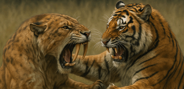 虎やライオンとサーベルタイガーは同じ時代に生きていた？
